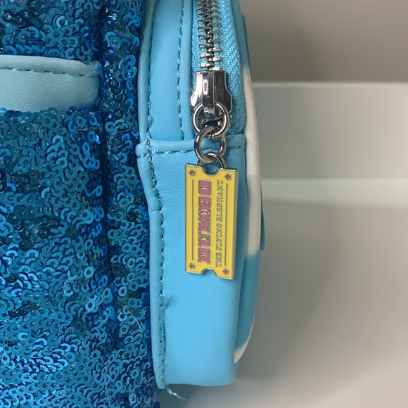Loungefly Disney Dumbo Sequin Mini Backpack Exclusive - Picture 6 of 11